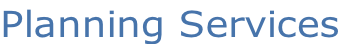 Planning Services